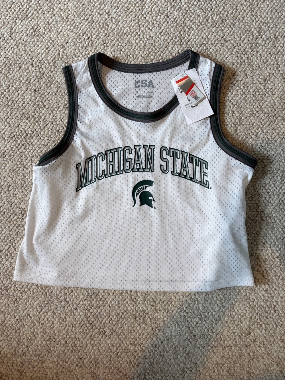 NWT Michigan State women’s crop top Michigan State Tank Top